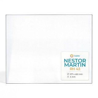 Vitre Nestor Martin RH 43 - Verre Rectangle pour poêle à bois