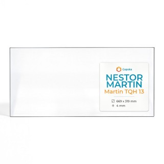 Vitre Nestor Martin MARTIN TQH 13 - Verre Rectangle pour poêle à bois