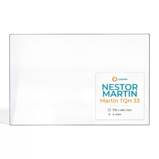 Vitre Nestor Martin MARTIN TQH 33 - Verre Rectangle pour poêle à bois