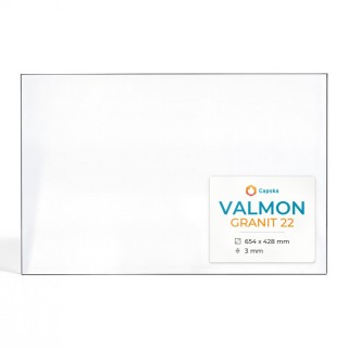 Vitre Valmon GRANIT 22 - Verre Rectangle pour insert