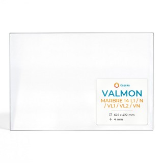 Valmon MARBRE 14 L1 / N / VL1 / VL2 / VN - Glas für Kaminofen
