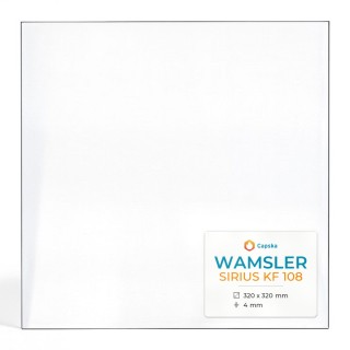 Wamsler SIRIUS KF 108 Glas - Rechteck Kaminglas für Kaminofen