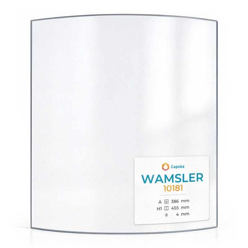 Vitre Wamsler 10181 - Verre Courbe pour poêle à bois