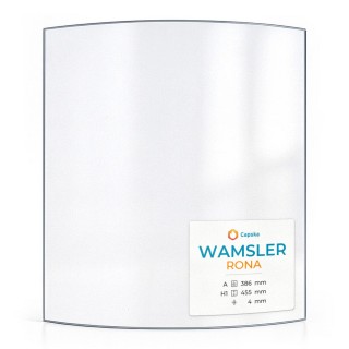 Wamsler RONA Glass - Curved Panel for Wood Burning Stove