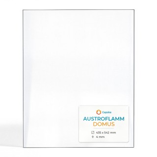 Vitre Austroflamm DOMUS (sans sérigraphie) - Verre Rectangle pour poêle à bois