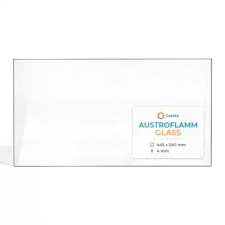 Vetro Austroflamm GLASS - Vetro Rettangolo Laterale per Stufa a Legna