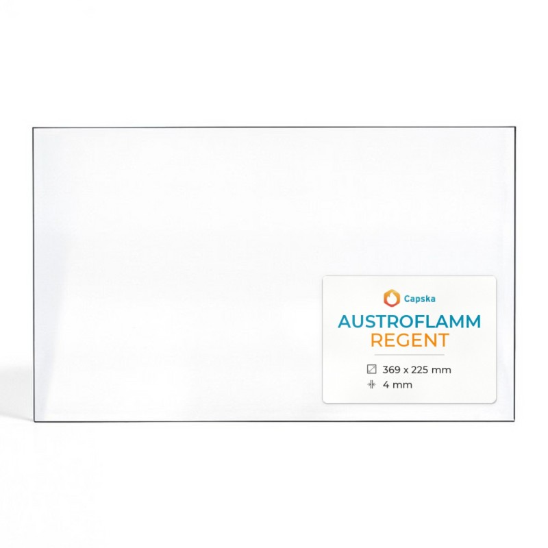 Vitre Austroflamm REGENT - Verre Rectangle pour poêle à bois