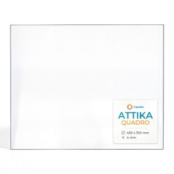 Vetro Rettangolare per stufa Attika Quadro