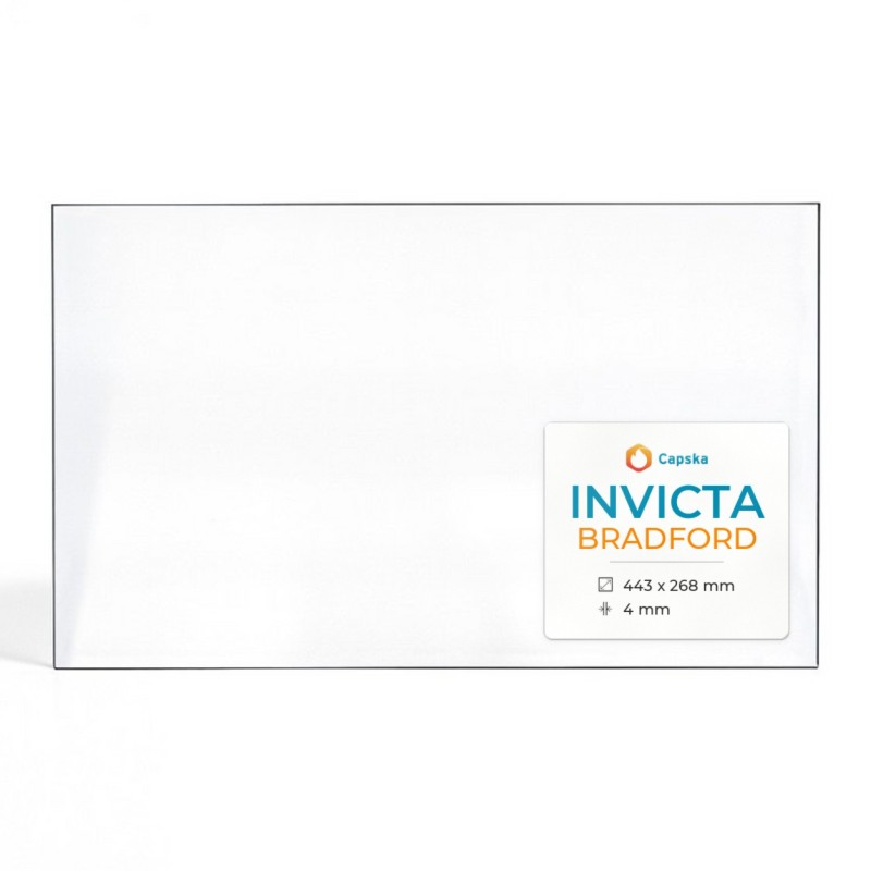 Invicta BRADFORD Glas - Kaminglas für Kaminofen