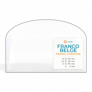 Vetro Franco Belge FRANC-COMTOIS - Vetro Rettangolo con arco