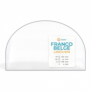 Franco Belge LIMOUSIN Glass Panel for Wood Burning Stove