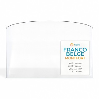 Franco Belge MONTFORT Glass Panel - Wood Burning Stove Accessory