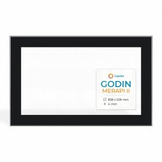 Godin MERAPI II Glass - Rectangular Screen-printed Panel