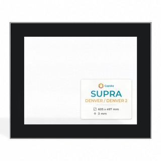 Supra DENVER / DENVER 2 Glass Panel - Rectangular Screen-printed Panel