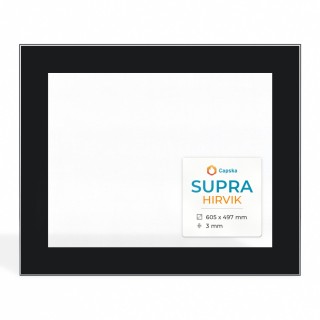 Vetro Supra HIRVIK - Vetro Rettangolo Serigrafato per stufa a legna