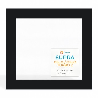 Supra Oslo Glass Panel - Rectangular for Wood Burning Stove