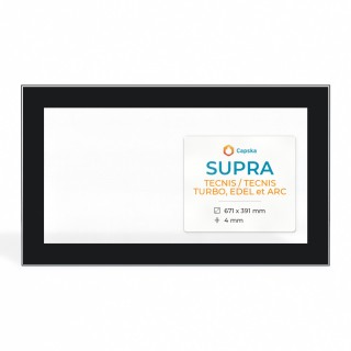 Supra TECNIS Glass Panel for Stoves - Rectangular Shape
