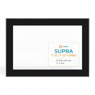 SUPRA 7 1/2 TURBO Glass Panel for Wood Burning Stove