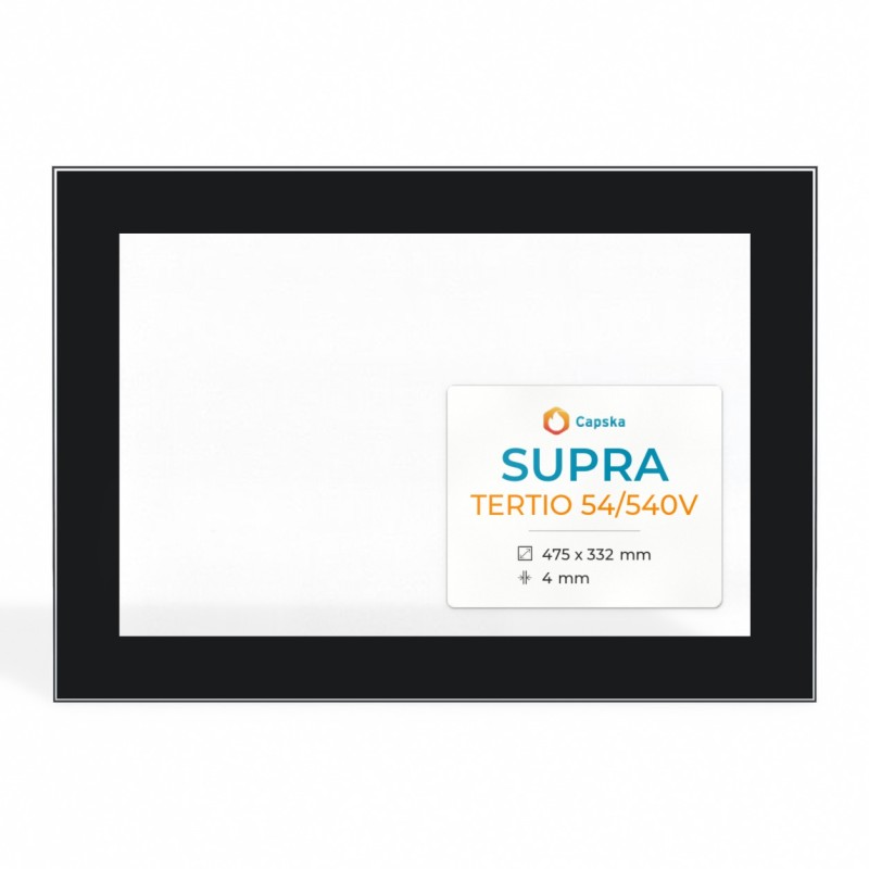 Supra TERTIO 54/540V Glass Panel for Fireplace Insert