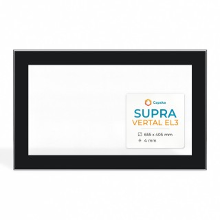 Supra VERTAL EL3 Glass Panel for Fireplace Insert