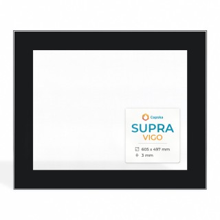 Supra VIGO Glas - Rechteck Siebdruck Kaminglas für Kaminofen
