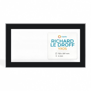 Vitre Richard Le Droff YXOS pour insert - Verre Rectangle Sérigraphié