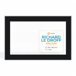 Richard Le Droff KALIUM Glas - Rechteck Siebdruck Kaminglas