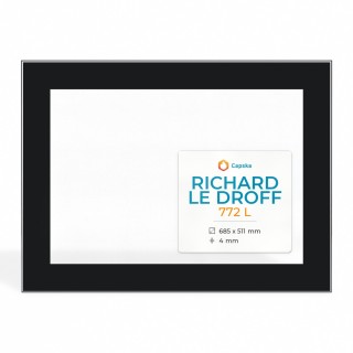 Richard Le Droff 772 L Glass - Fireplace Insert Panel