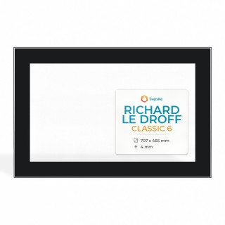 Richard Le Droff CLASSIC 6 Glas - Rechteck Siebdruck Kaminglas