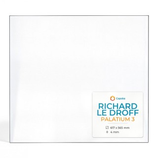 Richard Le Droff PALATIUM 3 Glas - Rechteck Kaminglas für Kaminofen