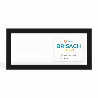 Brisach ID 100 Glas - Rechteck Siebdruck Kaminglas