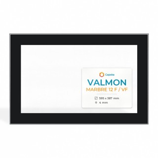 Valmon MARBRE 12 F / VF Glass Panel - Fireplace Insert