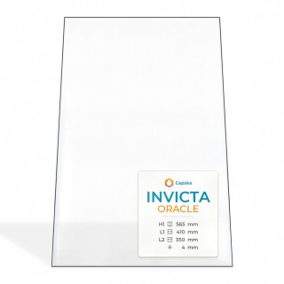 Vetro Invicta ORACLE - Vetro Trapezoidale isoscele per stufa a legna