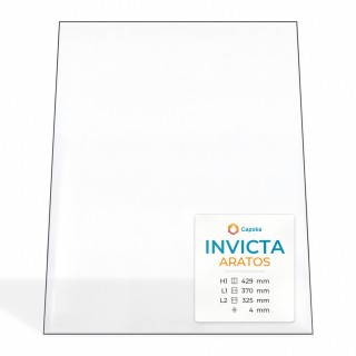 Vetro Invicta ARATOS - Vetro Trapezoidale isoscele per stufa a legna