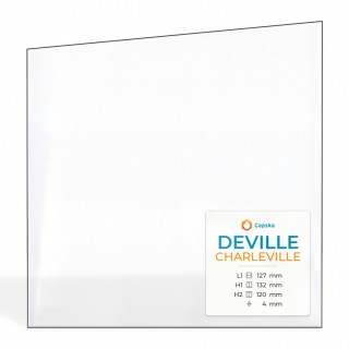 Deville Charleville Large Trapezoid Glass Panel stove - Capska