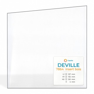 Deville 7864 Large Trapezium Glass Replacement Part - Capska