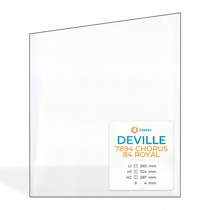Vetro Deville 7894 CHORUS 84 ROYAL - Vetro Trapezio rettangolare Diritto