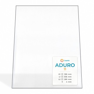 Vetro Aduro 11 - Vetro Trapezoidale isoscele per stufa a legna
