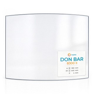 Don Bar 8300 II Glas - Kaminglas für Kaminofen