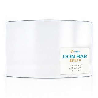 Don Bar 83123 II Glas - Kaminglas für Kaminofen