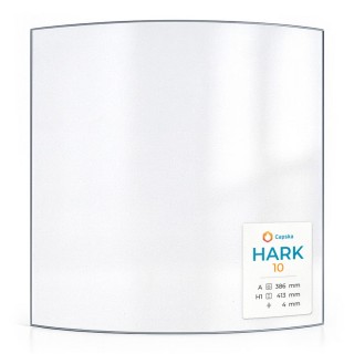 Hark 10 Glas - Kaminglas gebogen - Hitzebeständig bis 760°