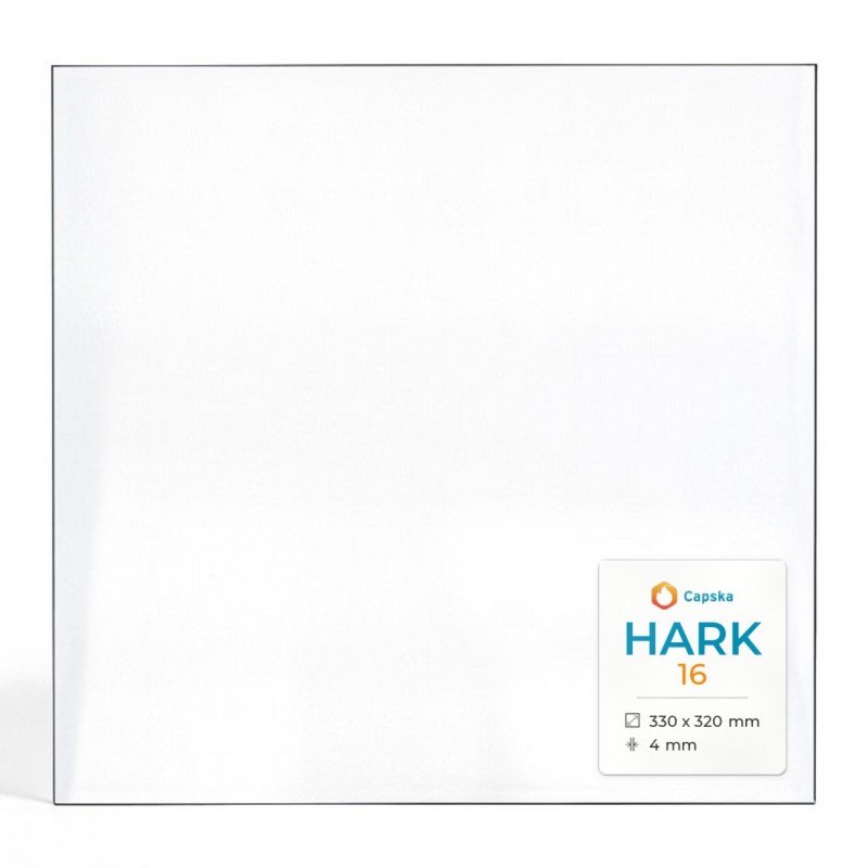 Vitre Hark 16 - Verre Rectangle pour poêle à bois