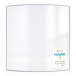 Hark 63 Glas - in sich gebogenes Kaminglas für Kaminofen