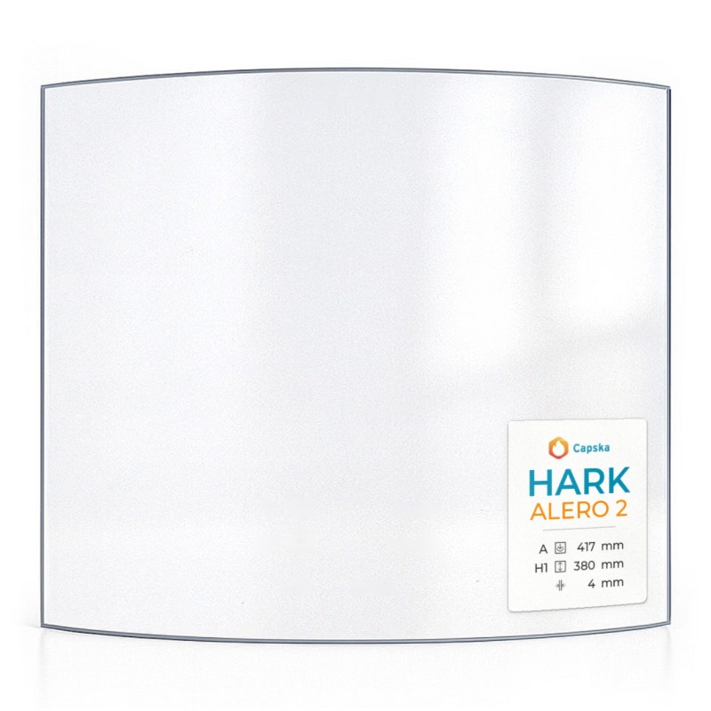Vetro Hark ALERO 2 - Vetro Curvo per stufa a legna