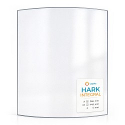Vitre Hark INTEGRAL - Verre Courbe pour poêle à bois