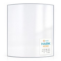 Vitre Hark KENO - Verre Courbe pour poêle à bois