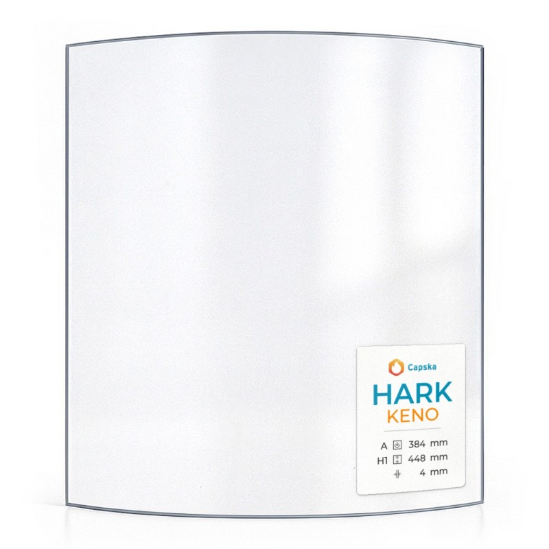 Vitre Hark KENO - Verre Courbe pour poêle à bois