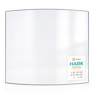 Vitre Hark OPOS - Verre Courbe pour poêle à bois