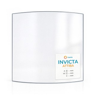 Invicta ATTIBA Glass - Curved Panel for Wood Burning Stove