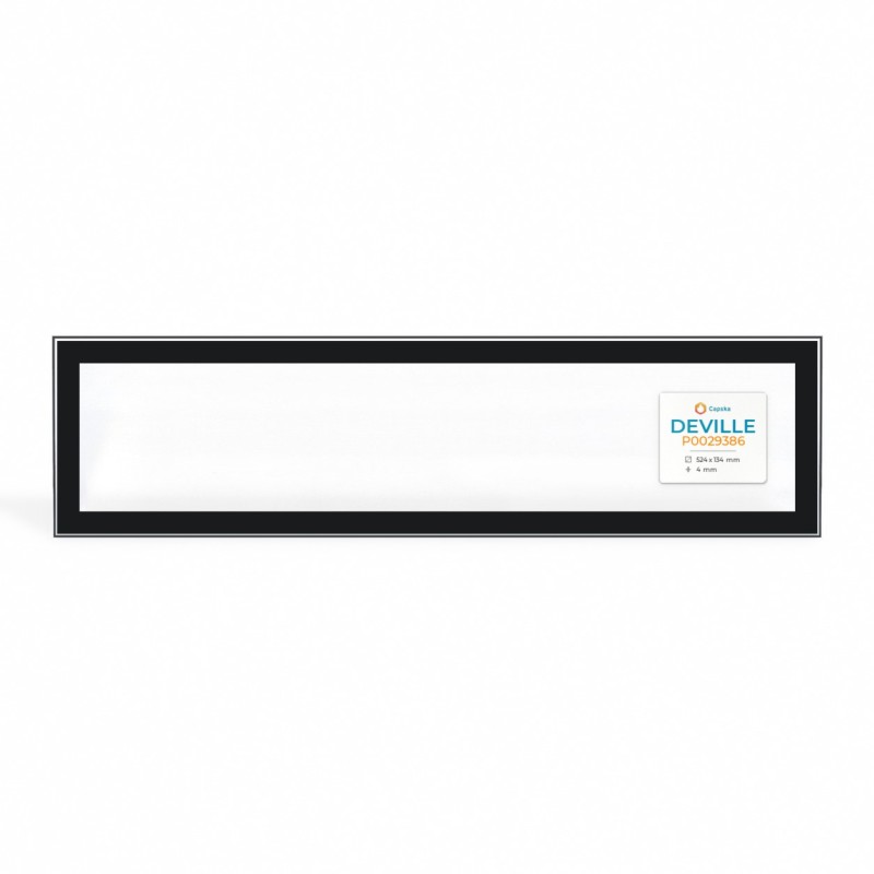 Vitre Deville P0029386 - Verre Rectangle Sérigraphié pour poêle à fioul